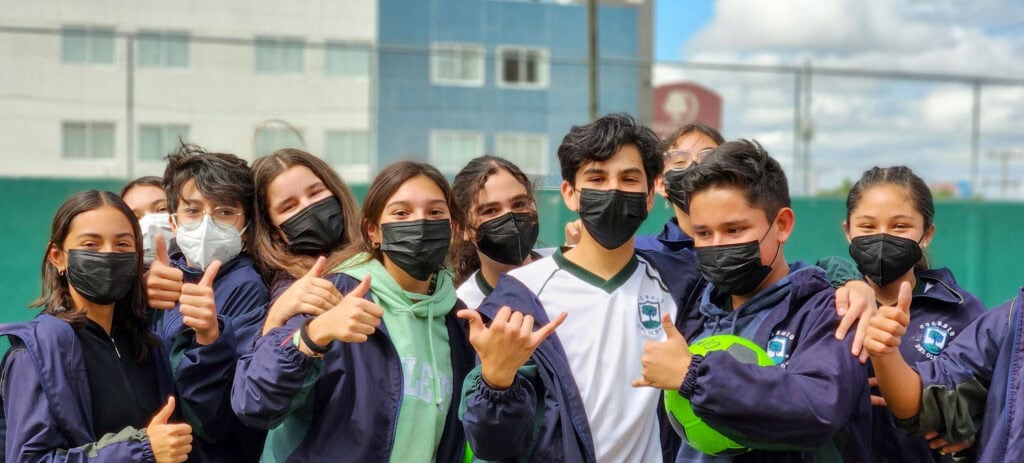 Grupo de alumnos de Secundaria